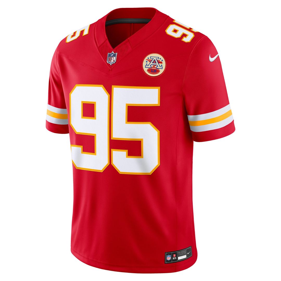 Kansas City Chiefs Chris Jones Nike Team Vapor F.U.S.E. Stitched Limited Jersey - Red