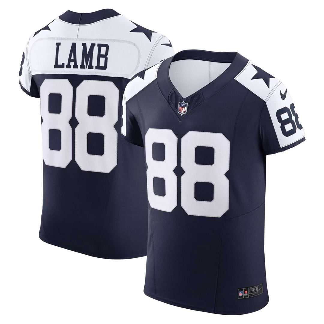Dallas Cowboys CeeDee Lamb Nike Alternate Vapor F.U.S.E. Elite Jersey - Navy
