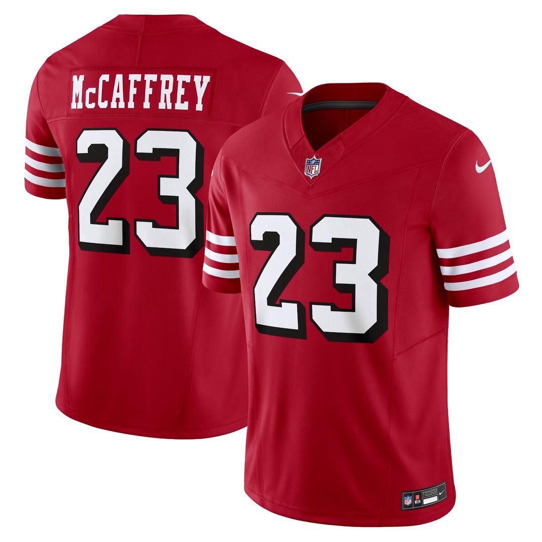 San Francisco 49ers Christian McCaffrey Nike Vapor F.U.S.E. Limited Jersey - White