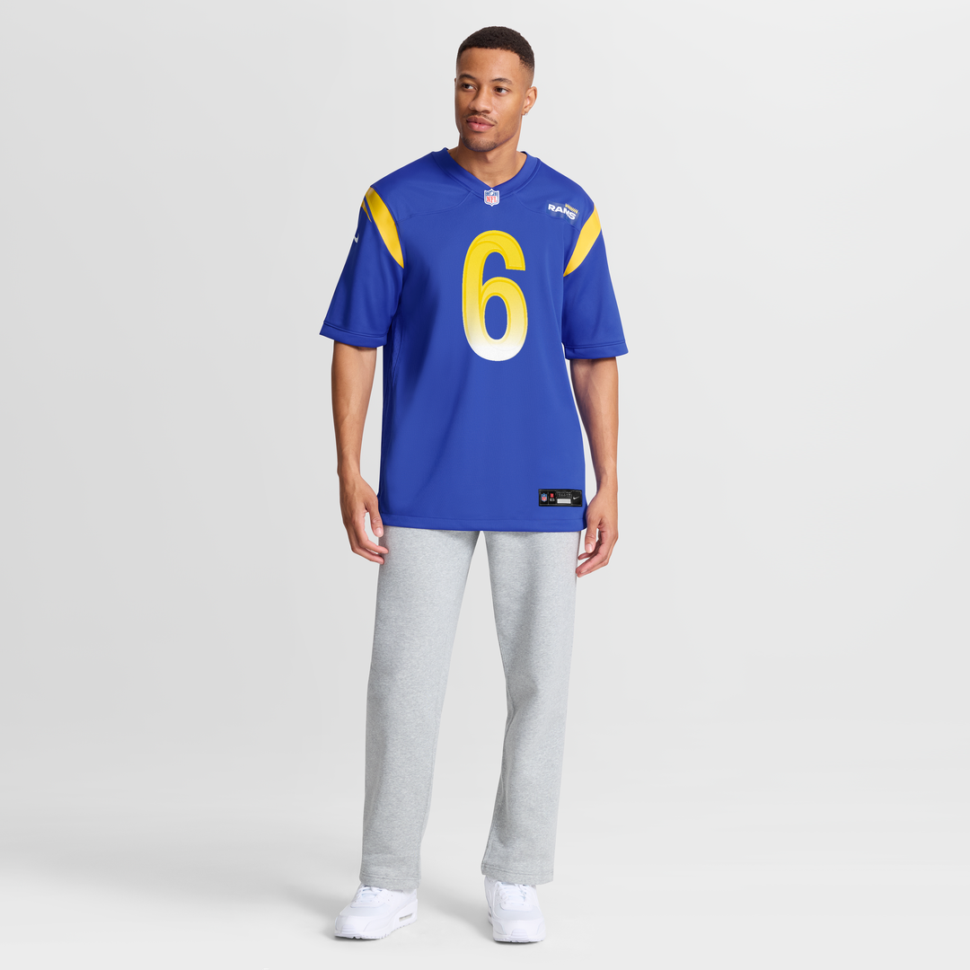 Los Angeles Rams Nick Hampton Nike Team Game Jersey - Royal