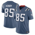 New England Patriots Hunter Henry Nike Rivalries Collection Stitched Limited Jersey - Blue