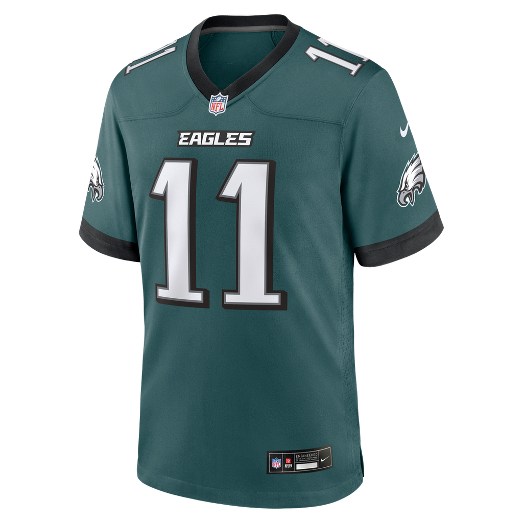 Philadelphia Eagles Jihaad Campbell Nike Team Game Jersey - Midnight Green