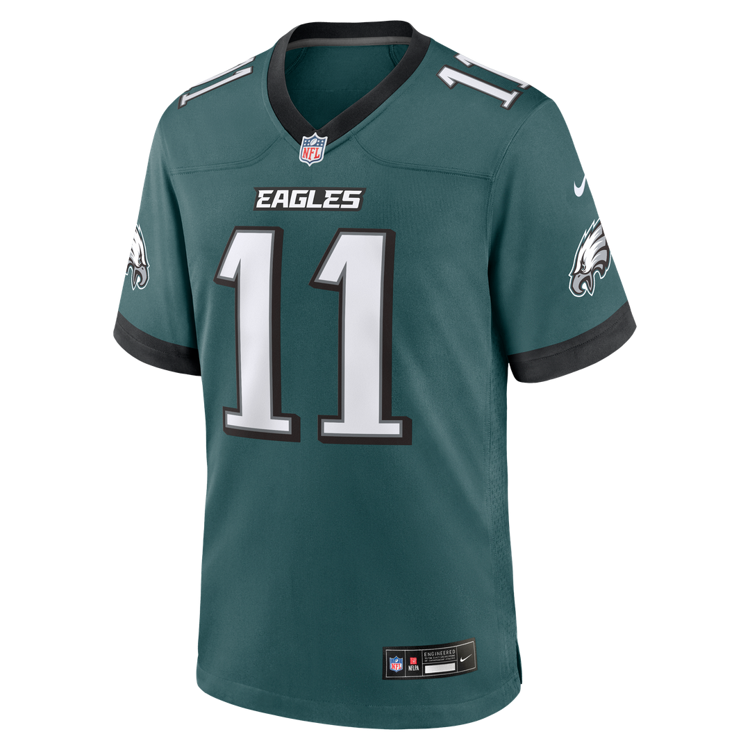 Philadelphia Eagles Jihaad Campbell Nike Team Game Jersey - Midnight Green