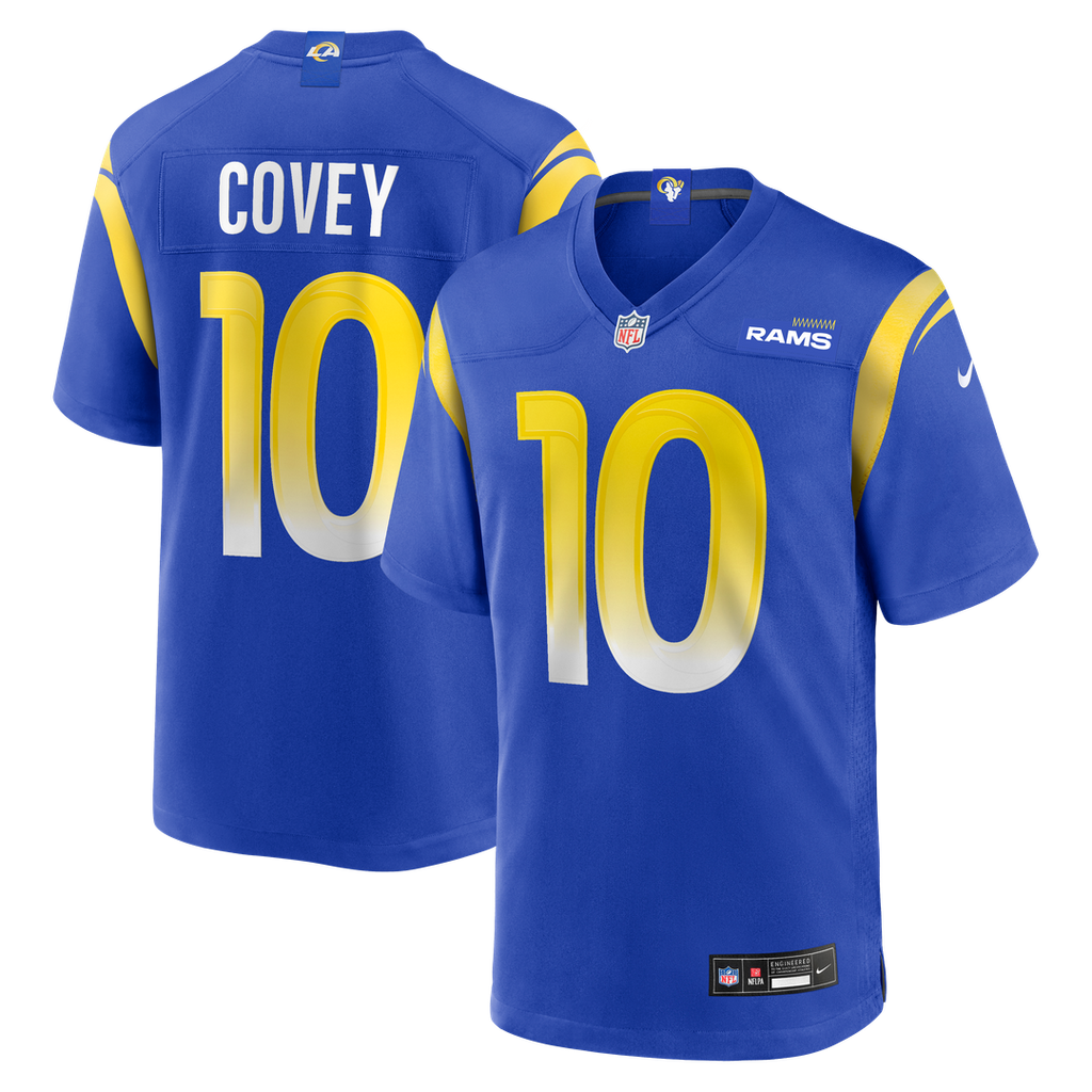 Los Angeles Rams Britain Covey Nike Team Game Jersey - Royal