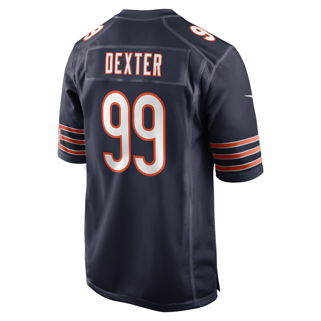 Chicago Bears Gervon Dexter Sr Nike Team Game Jersey - Navy