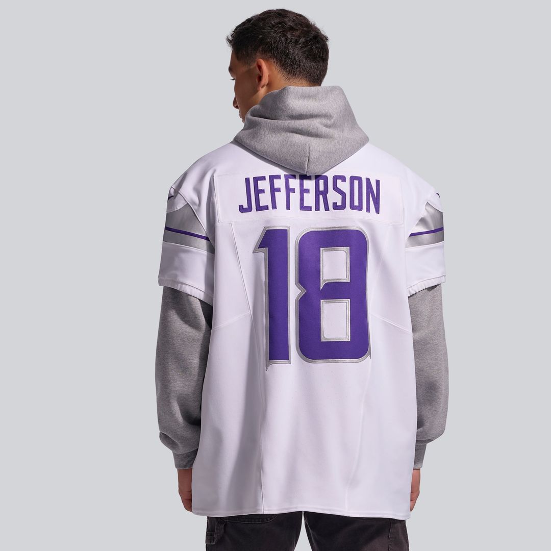 Minnesota Vikings Justin Jefferson Nike Alternate Vapor F.U.S.E. Elite Player Jersey - White