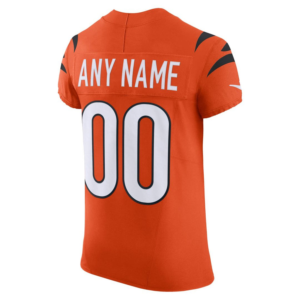 Cincinnati Bengals Nike Alternate Vapor F.U.S.E. Elite Custom Jersey - Orange