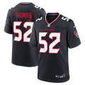 Houston Texans Xavier Thomas Nike Team Game Jersey - Navy