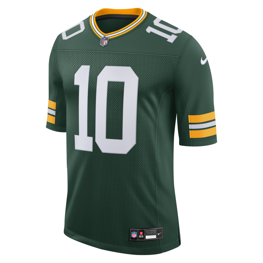 Green Bay Packers Jordan Love Nike Vapor Untouchable Stitched Limited Jersey - Green