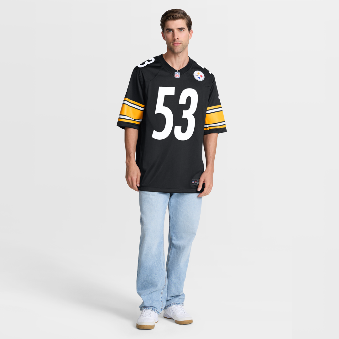 Pittsburgh Steelers JaWhaun Bentley Nike Team Game Jersey - Black