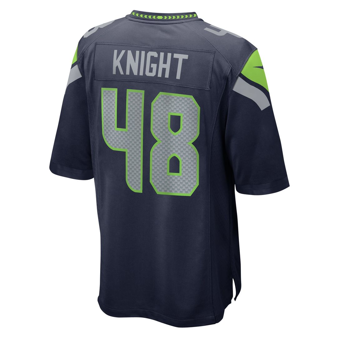 Seattle Seahawks Tyrice Knight Nike Game Jersey - College Navy