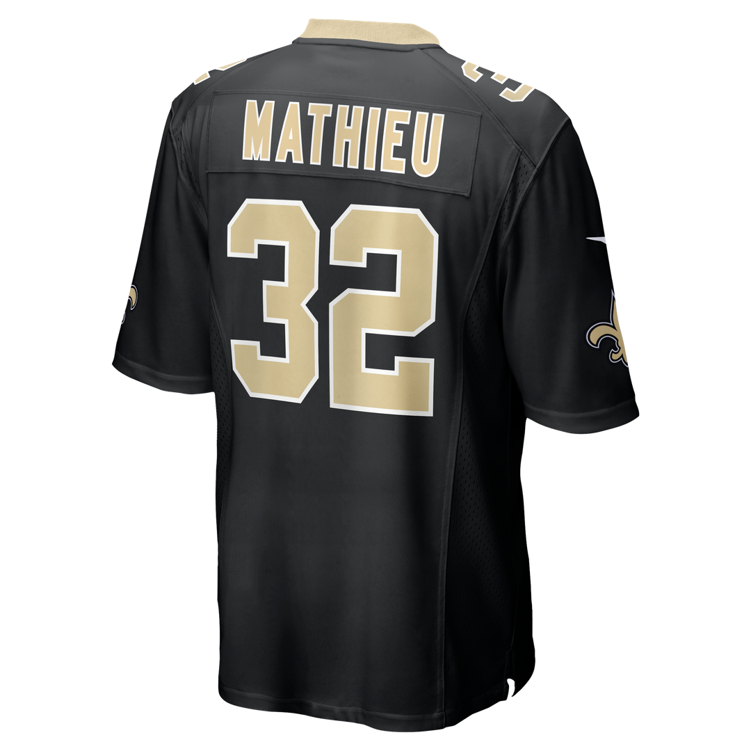 New Orleans Saints Tyrann Mathieu Nike Game Jersey - Black
