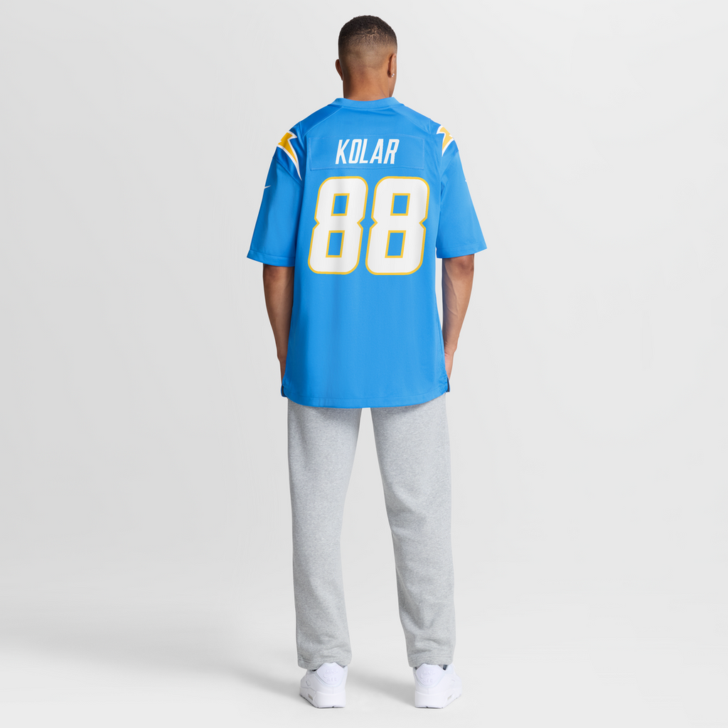 Los Angeles Chargers Charlie Kolar Nike Team Game Jersey - Powder Blue