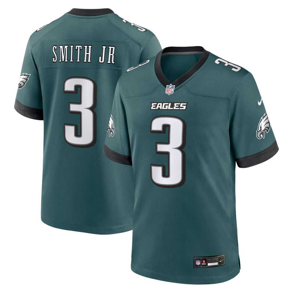Philadelphia Eagles Nolan Smith Jr. Nike Team Game Jersey - Midnight Green