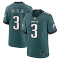 Philadelphia Eagles Nolan Smith Jr. Nike Team Game Jersey - Midnight Green