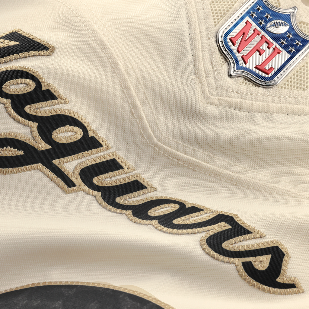 Jacksonville Jaguars Travis Hunter Nike 2026 Rivalries Collection Stitched Limited Jersey - Natural