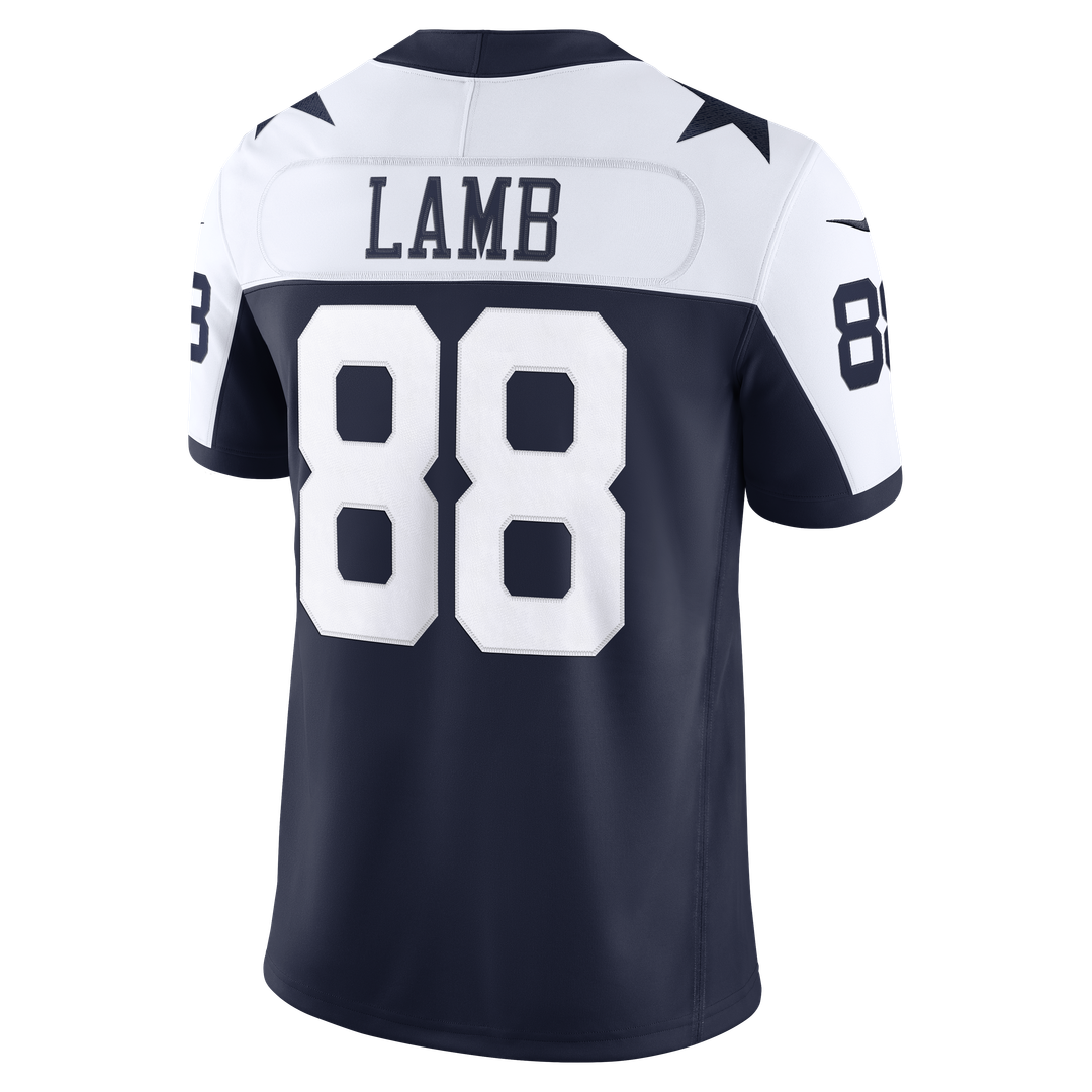 Dallas Cowboys CeeDee Lamb Nike Alternate Vapor F.U.S.E. Stitched Limited Jersey - Navy