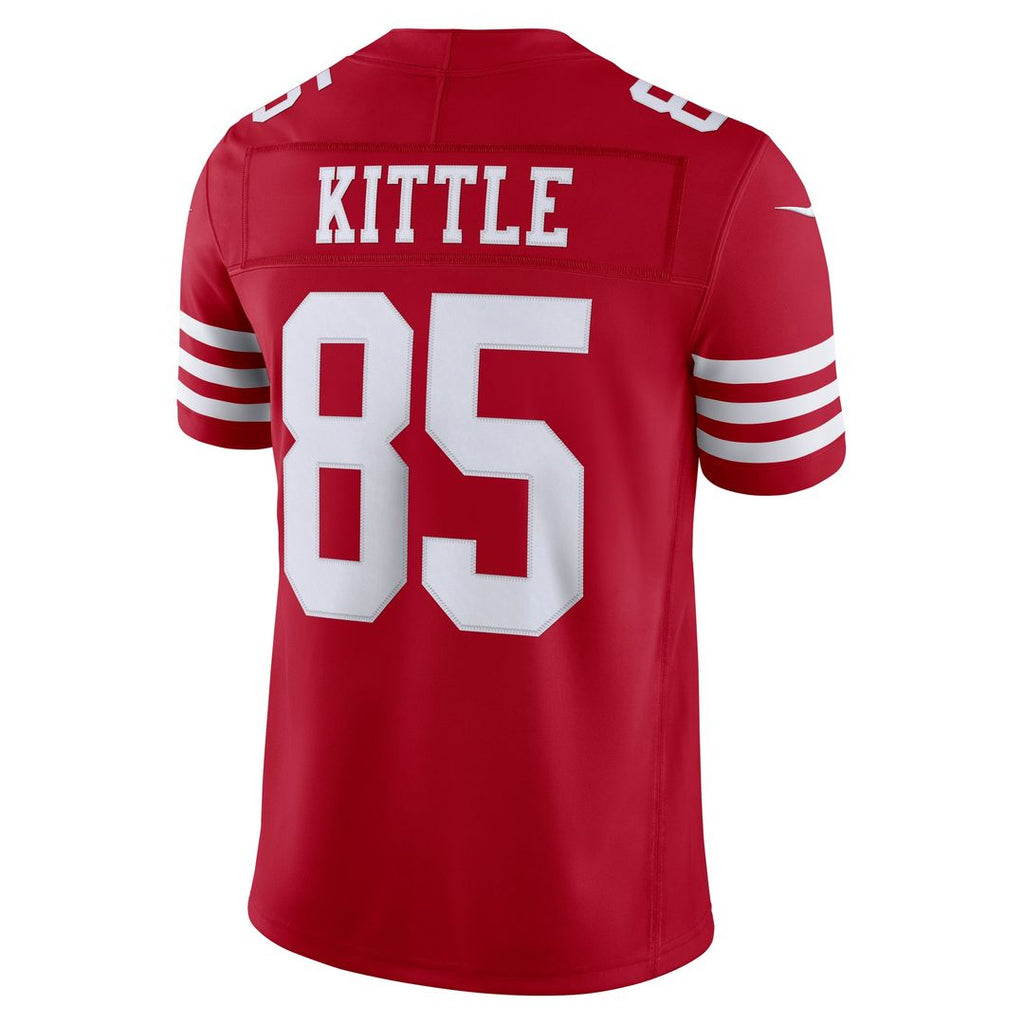San Francisco 49ers George Kittle Nike Alternate Vapor F.U.S.E. Stitched Limited Jersey - White