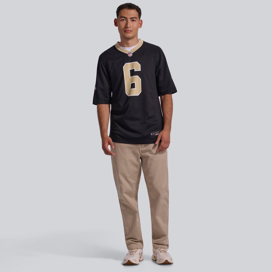 New Orleans Saints Tyler Shough Nike Alternate Game Player Jersey - Gold
