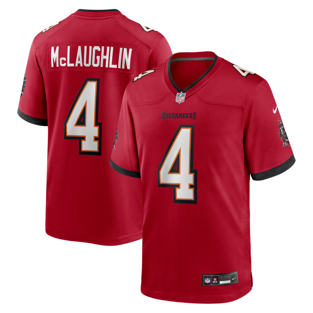 Tampa Bay Buccaneers Chase McLaughlin Nike Game Player Jersey - Red