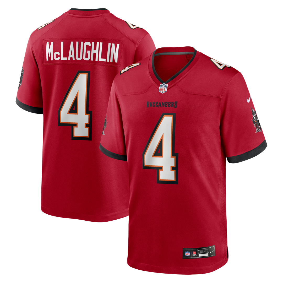 Tampa Bay Buccaneers Chase McLaughlin Nike Game Player Jersey - Red