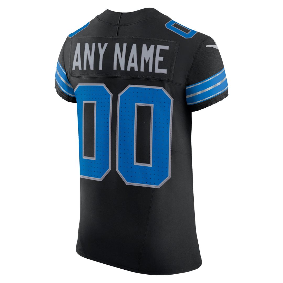 Detroit Lions Nike Team Vapor F.U.S.E. Elite Custom Jersey - Blue