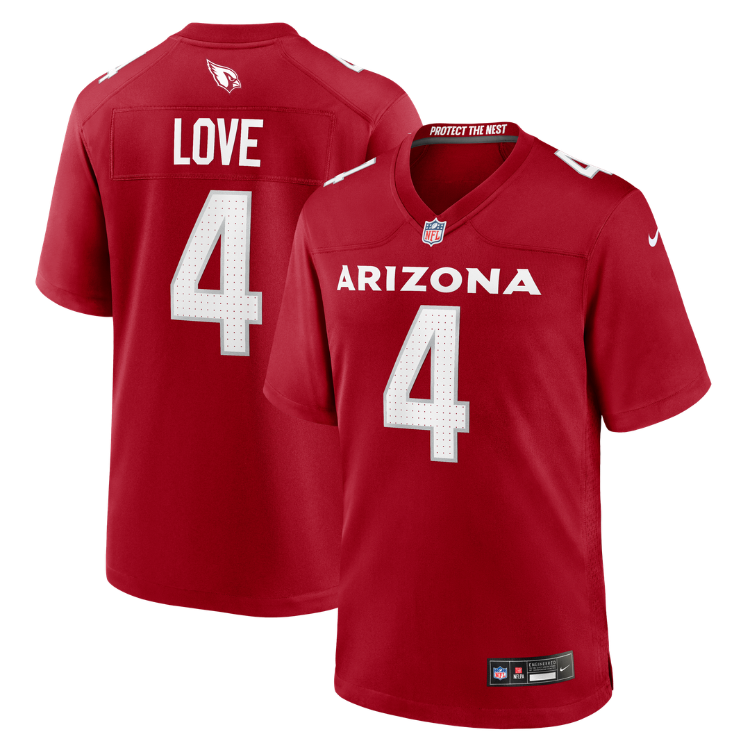 Arizona Cardinals Jeremiyah Love Nike Team Game Jersey - Cardinal