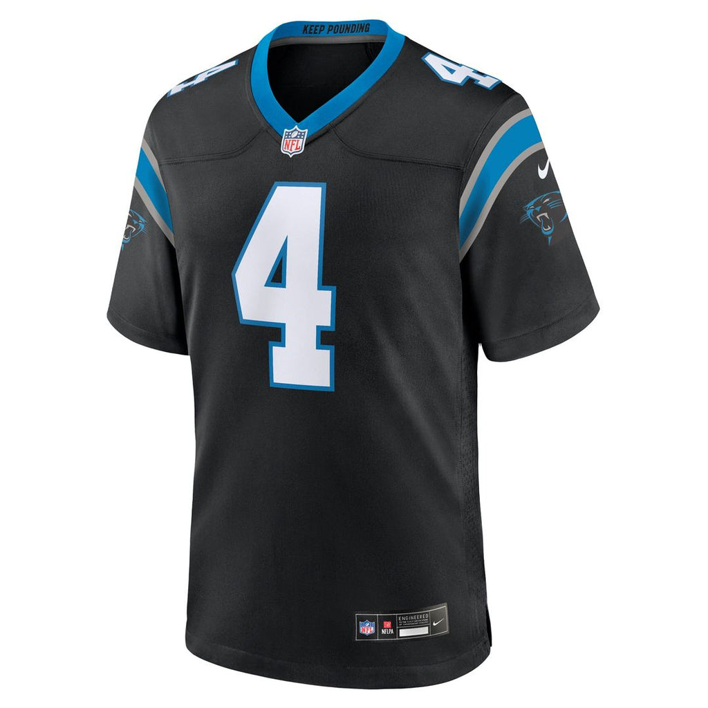 Carolina Panthers Tetairoa McMillan Nike Team Game Jersey - Black