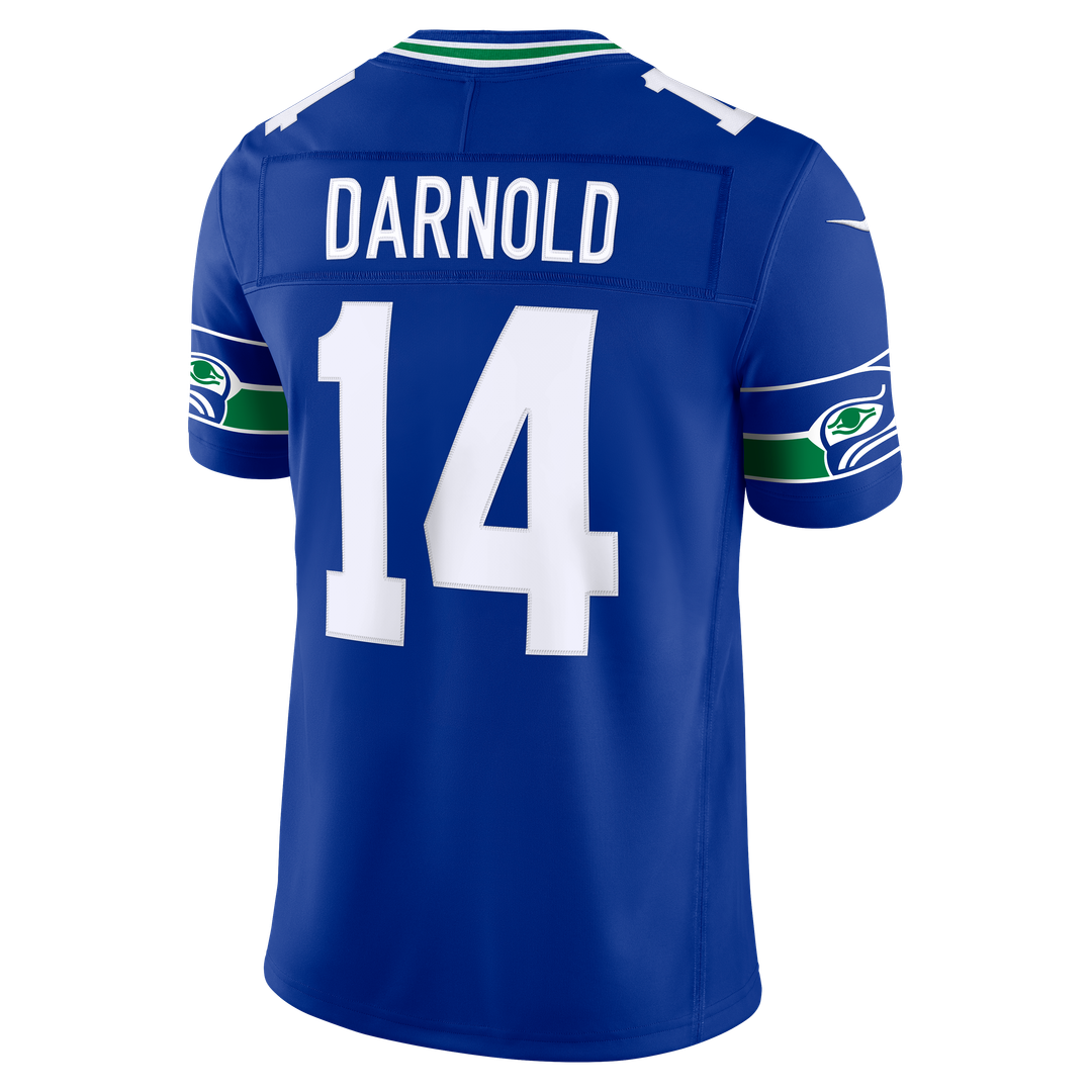 Seattle Seahawks Sam Darnold Nike Team Vapor F.U.S.E. Stitched Limited Jersey - College Navy