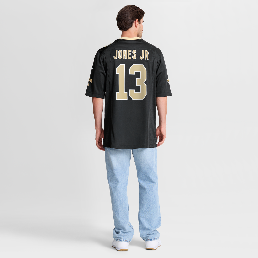 New Orleans Saints Velus Jones Jr. Nike Team Game Jersey - Black