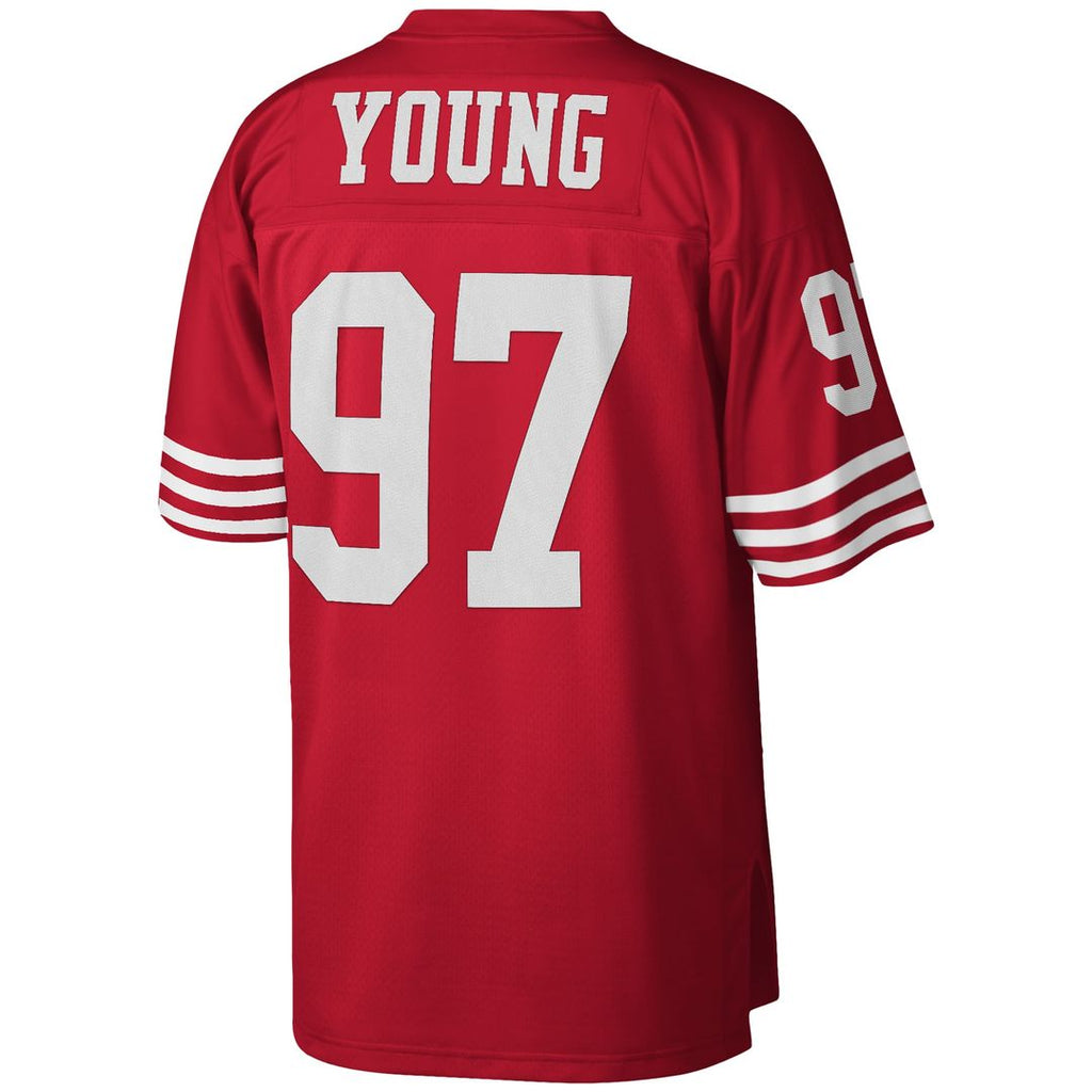 San Francisco 49ers Bryant Young Mitchell & Ness Legacy Replica Jersey - Scarlet