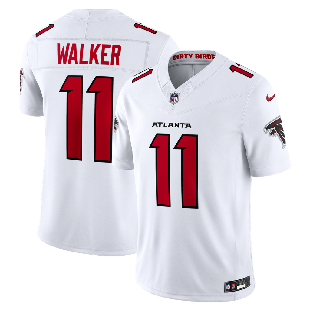 Atlanta Falcons Jalon Walker Nike Vapor F.U.S.E. Stitched Limited Jersey - White