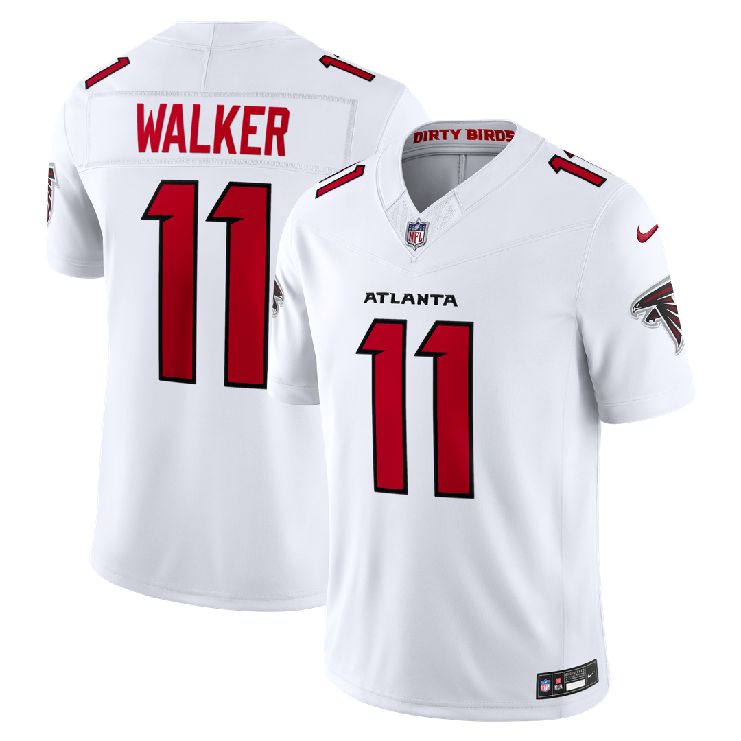 Atlanta Falcons Jalon Walker Nike Vapor F.U.S.E. Stitched Limited Jersey - White