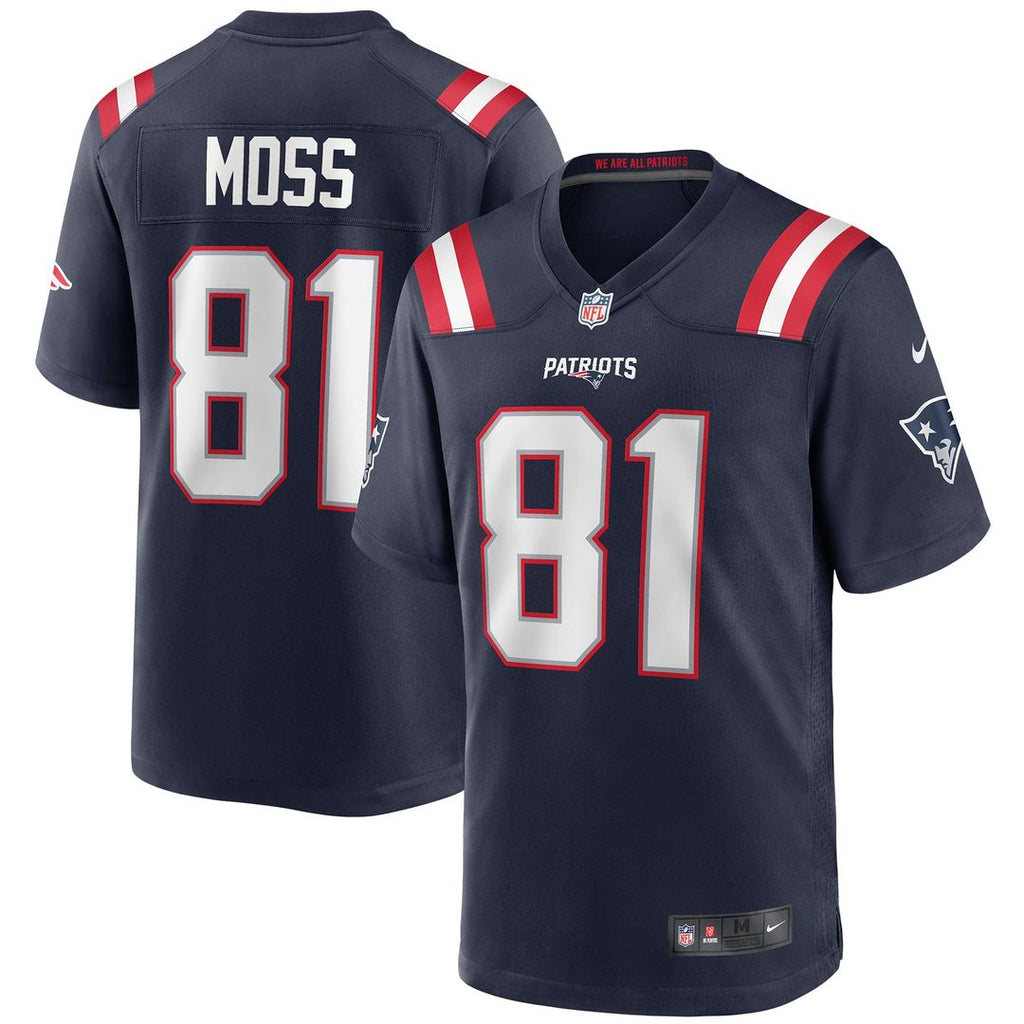 New England Patriots Randy Moss Nike Game Retired Player Jersey - Navy