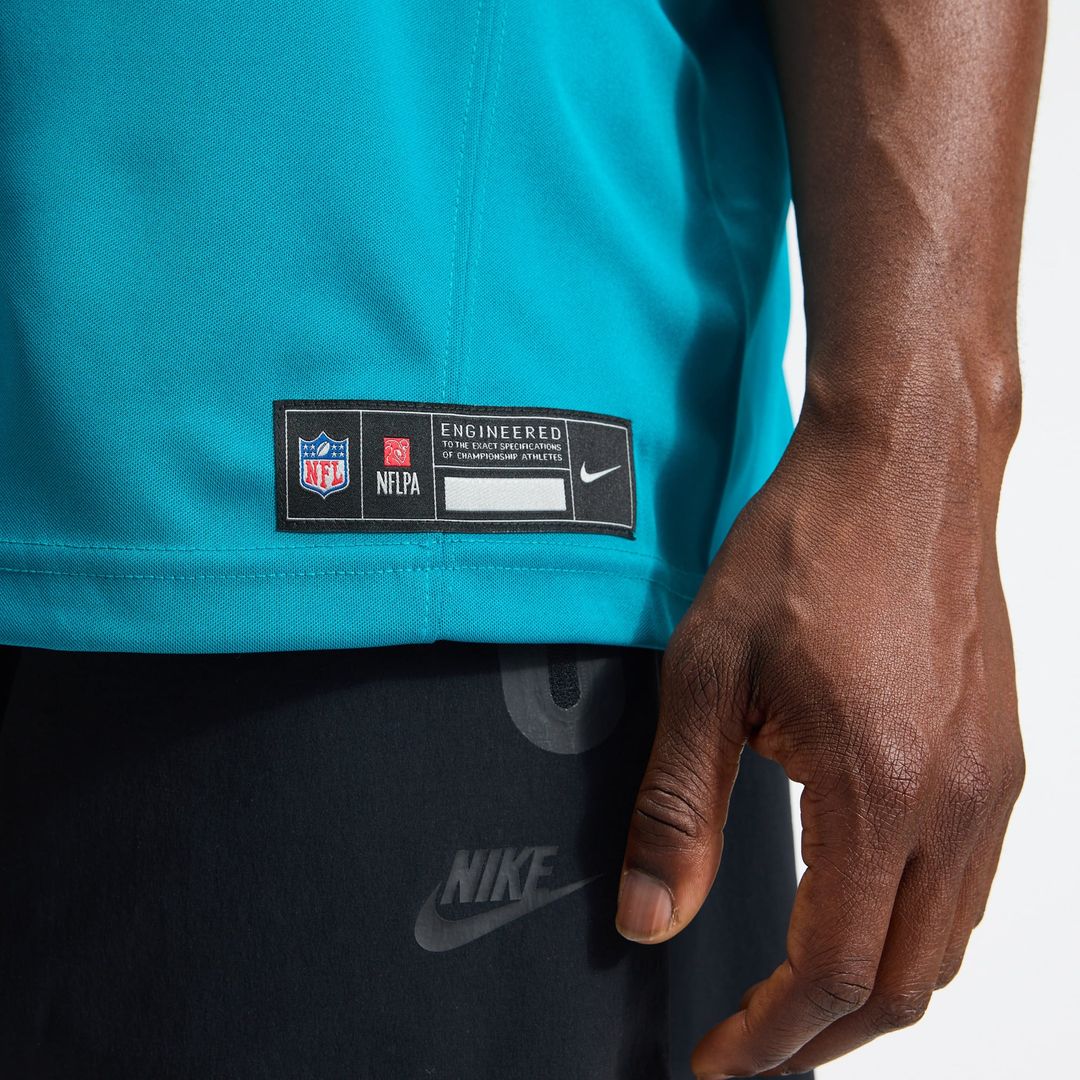 Jacksonville Jaguars Trevor Lawrence Nike Team Vapor F.U.S.E. Stitched Limited Jersey - Teal