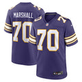 Minnesota Vikings Jim Marshall Nike Retired Player Alternate Game Jersey - Purple