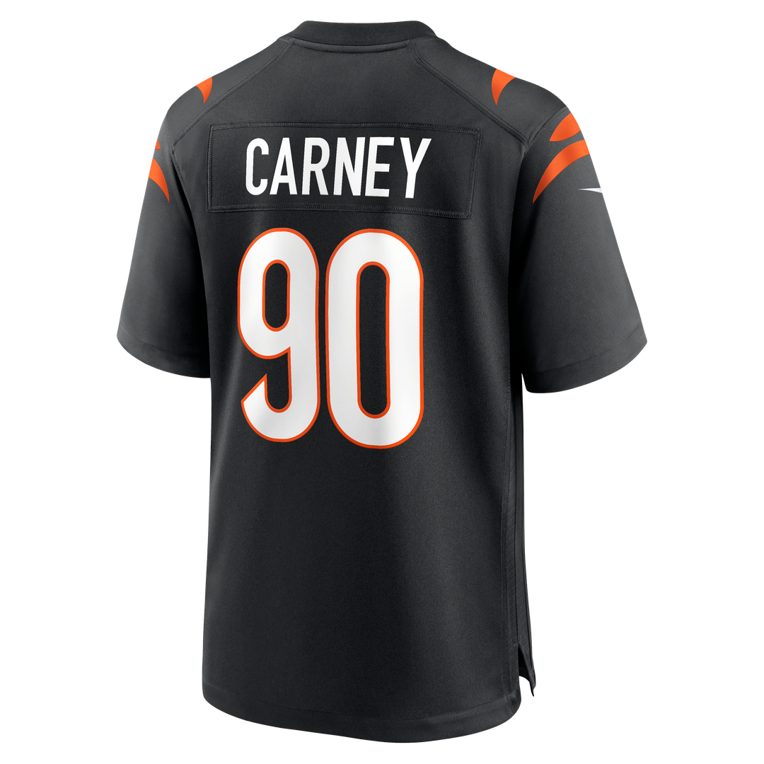 Cincinnati Bengals Owen Carney Nike Home Game Player Jersey - Black