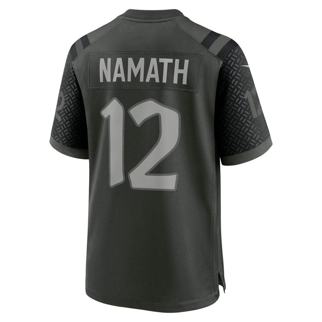 New York Jets Joe Namath Nike Rivalries Collection Retired Player Game Jersey - Green