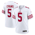 San Francisco 49ers Mike Evans Nike Game Jersey - White