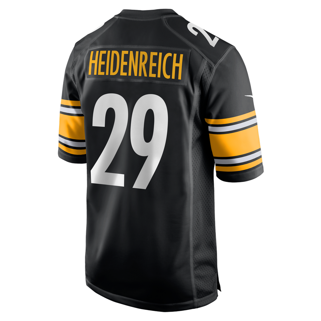 Pittsburgh Steelers Eli Heidenreich Nike Team Game Jersey - Black