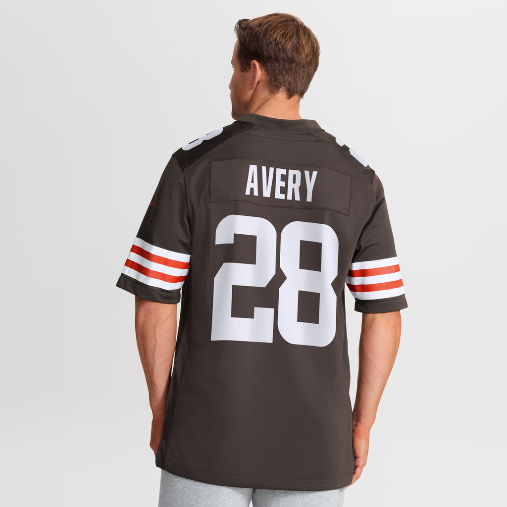Cleveland Browns Tre Avery Nike Team Game Jersey - Brown