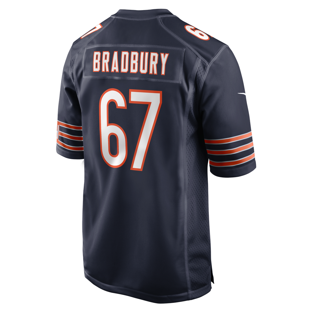 Chicago Bears Garrett Bradbury Nike Team Game Jersey - Navy