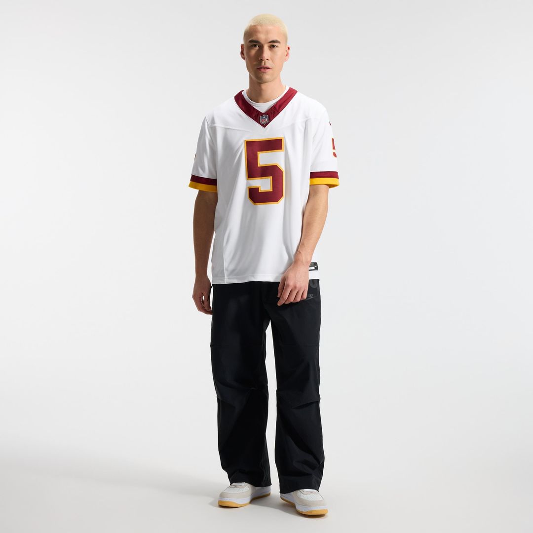 Washington Commanders Jayden Daniels Nike Vapor F.U.S.E. Stitched Limited Jersey - White