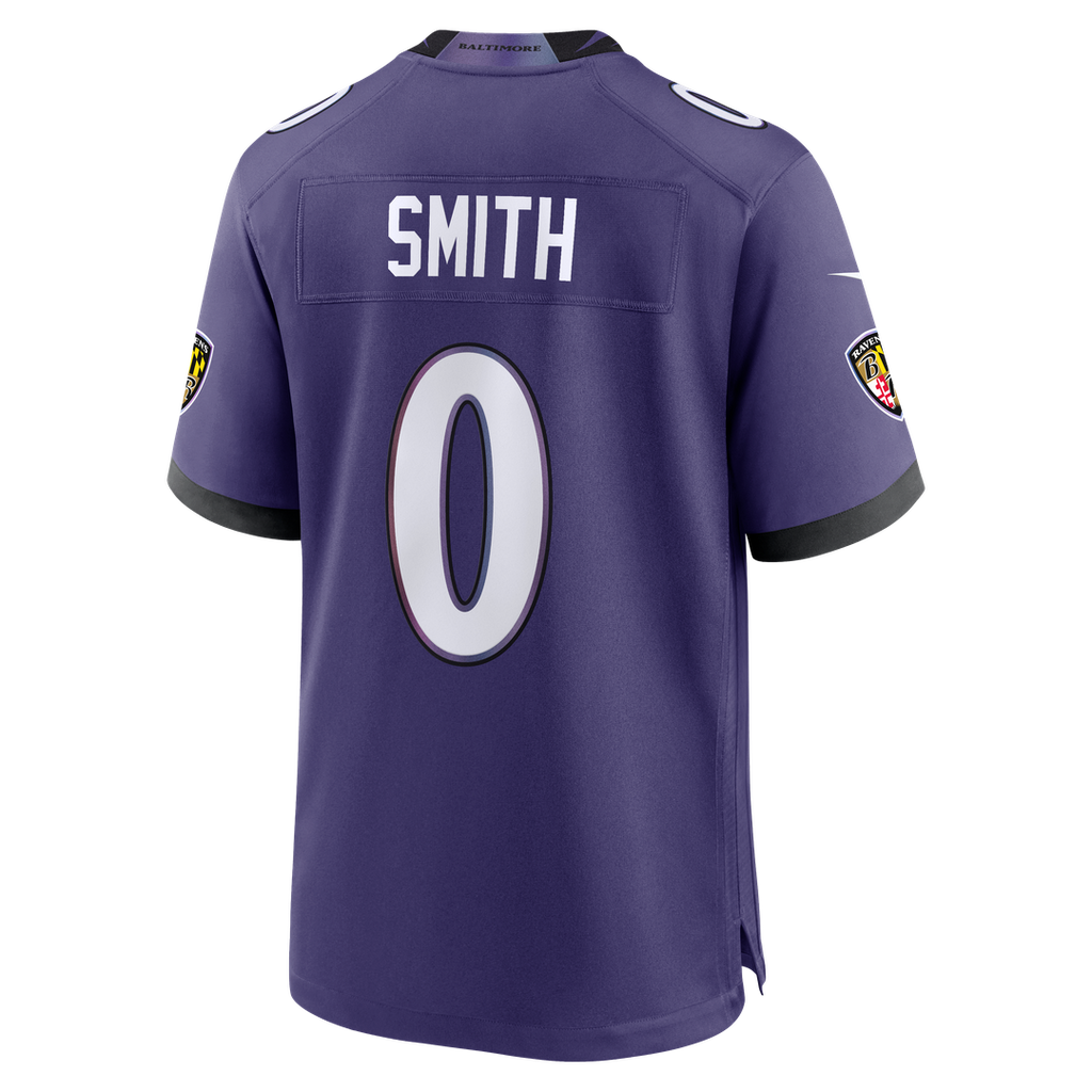 Baltimore Ravens Roquan Smith Nike Team Game Jersey - Purple