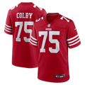 San Francisco 49ers Connor Colby Nike Team Game Jersey - Scarlet