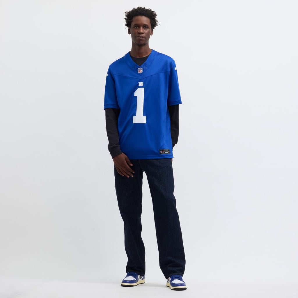 New York Giants Malik Nabers Nike Vapor F.U.S.E. Limited Jersey - Royal