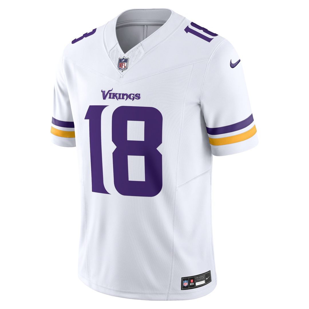 Minnesota Vikings Justin Jefferson Nike Vapor F.U.S.E. Limited Jersey - White