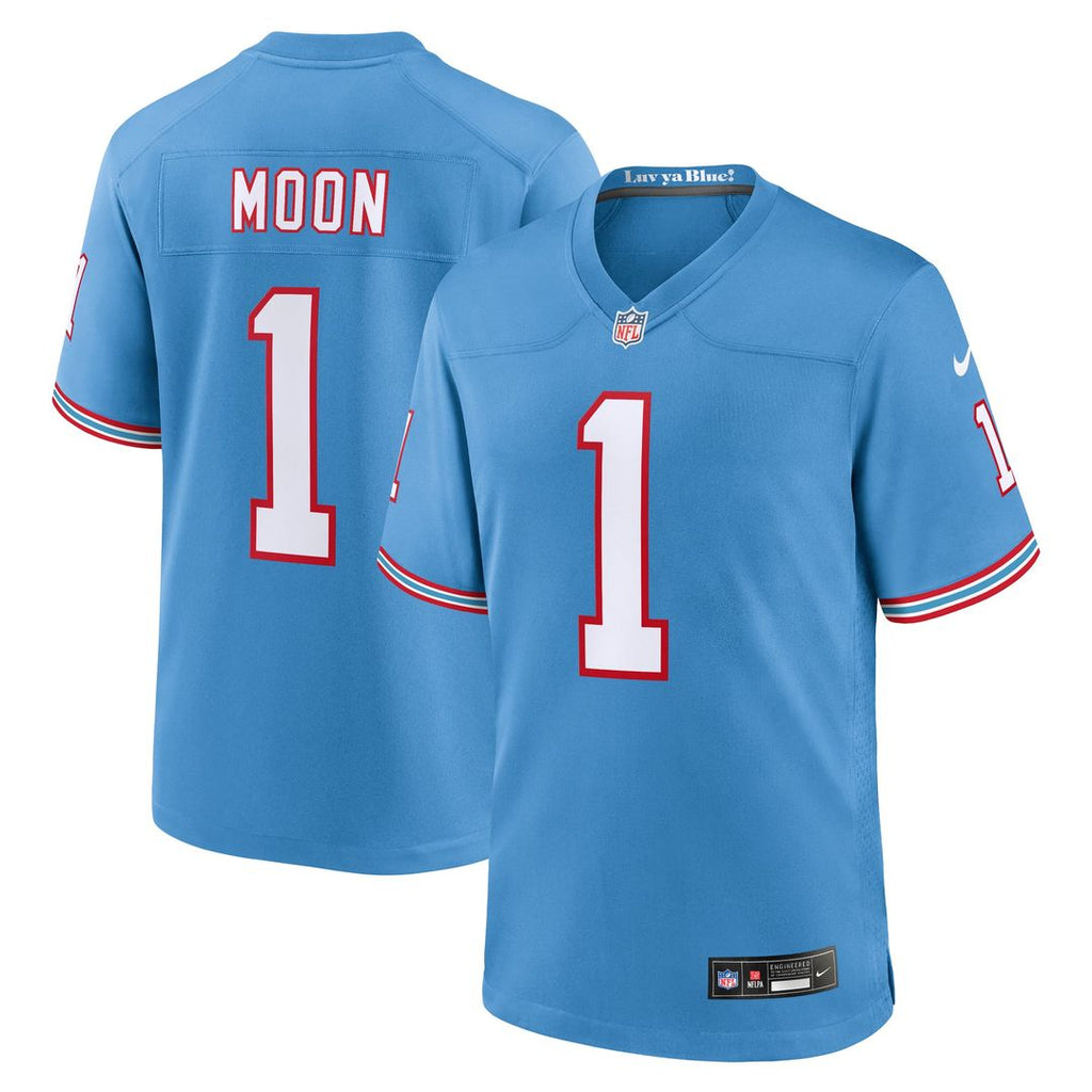 Tennessee Titans Warren Moon Nike Retired Player Alternate Game Jersey - Light Blue