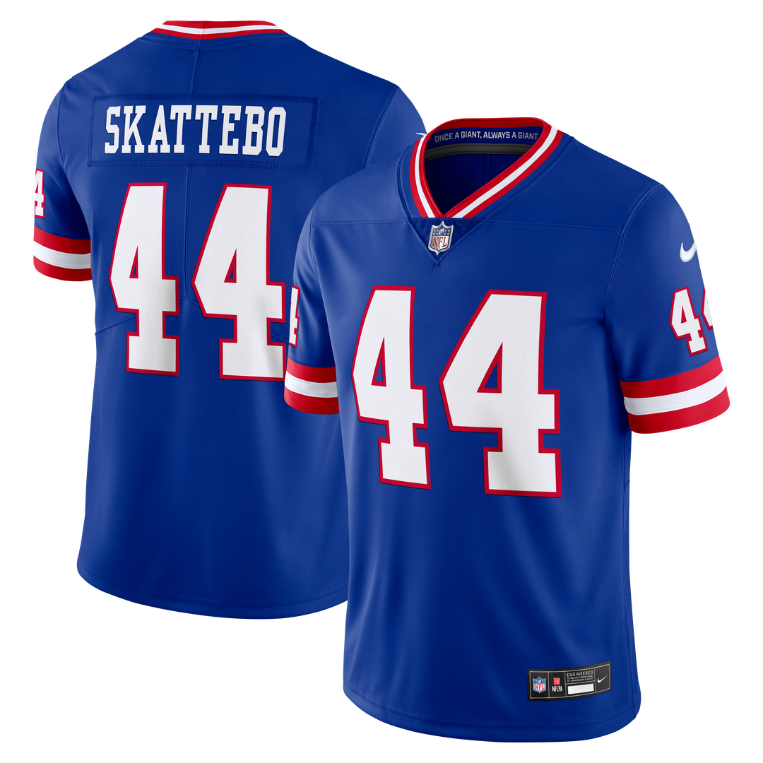 New York Giants Cam Skattebo Nike Legacy Vapor Untouchable Stitched Limited Jersey - Royal