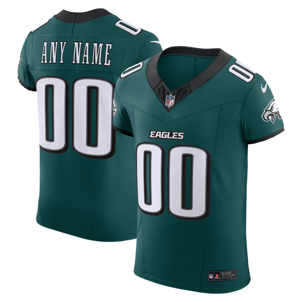 Philadelphia Eagles Nike Vapor F.U.S.E. Elite Custom Jersey - Midnight Green
